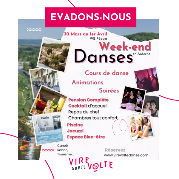 Week-end Danse en Ardèche (07) by Virevolte Danse