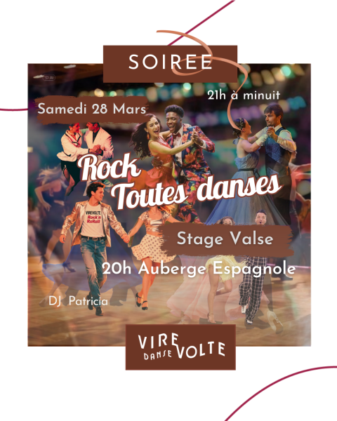 Soirée Rock et Toutes Danses à Aix en Provence Les Milles (13) par Virevolte Danse